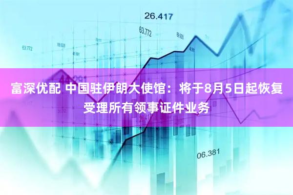 富深优配 中国驻伊朗大使馆：将于8月5日起恢复受理所有领事证件业务